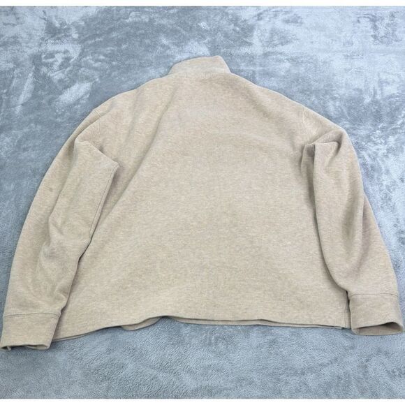 Polo Ralph Lauren 1/4 Zip Pullover Sweater Men's Size Large Beige - Picture 2 of 10